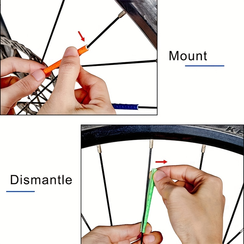 12 pezzi Striscia catarifrangente bici per fisso ingranaggio & montagna bici