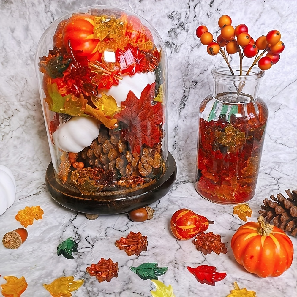 Small Acrylic Pumpkin Candy Jar