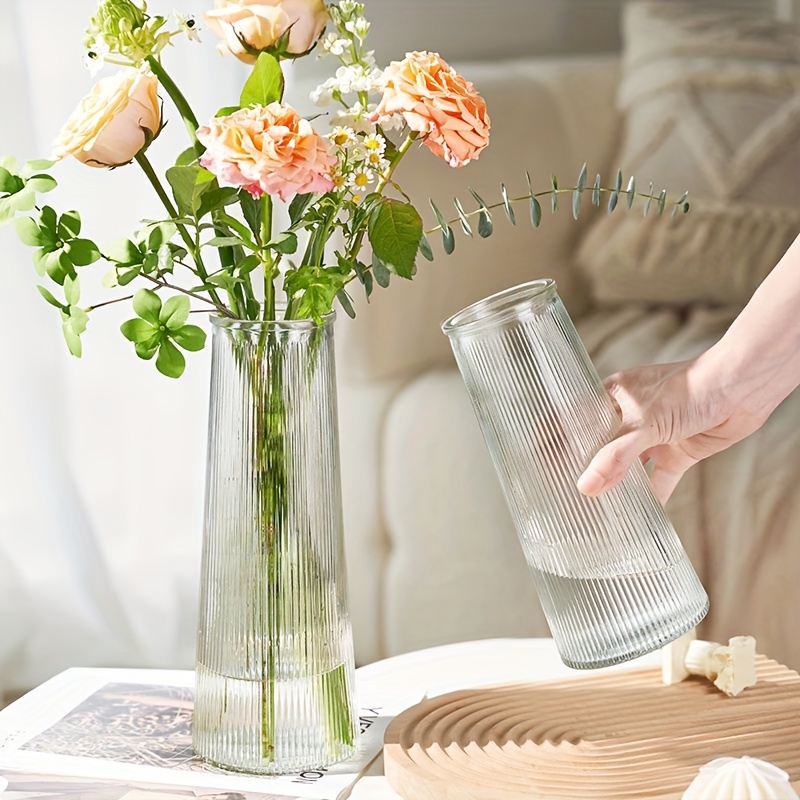 Creative Simple Clear Glass Vase Tubes Set Hanging Flower