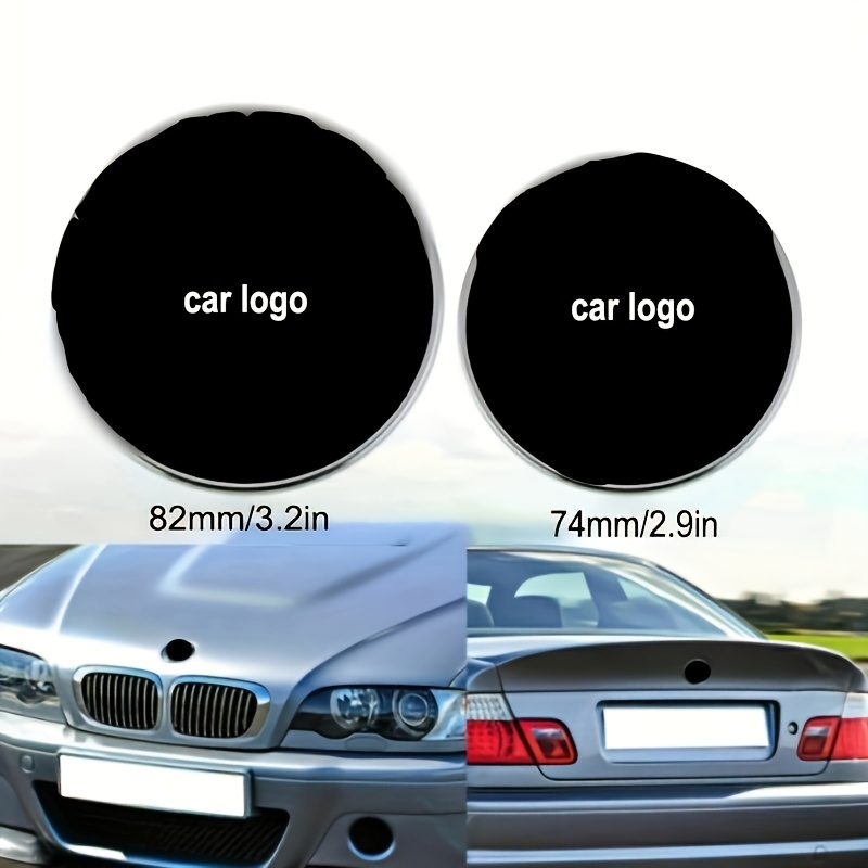 2pcs Fuel Cap Sticker Tail Sticker Interior Sticker Suitable for BMW 1 2 3  4 5 6 7 Series X1 X2 X3 X4 X5 X6 X7 M3 M5 Z4 (Fuel Cap, Tail Sticker-White)