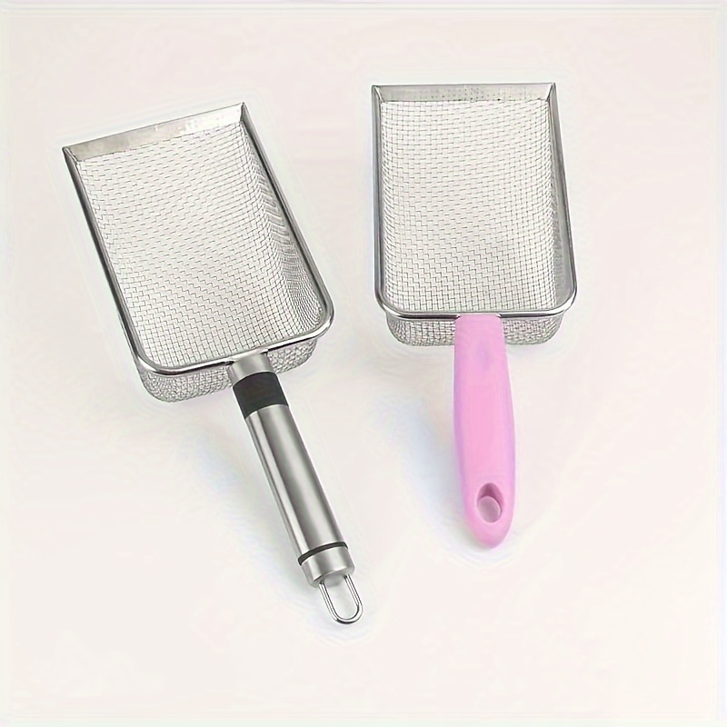 Fine Mesh Stainless Steel Cat Litter Scoop