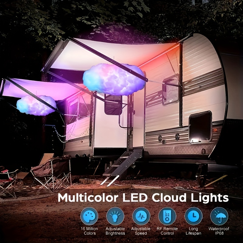 Color changing on sale cloud light