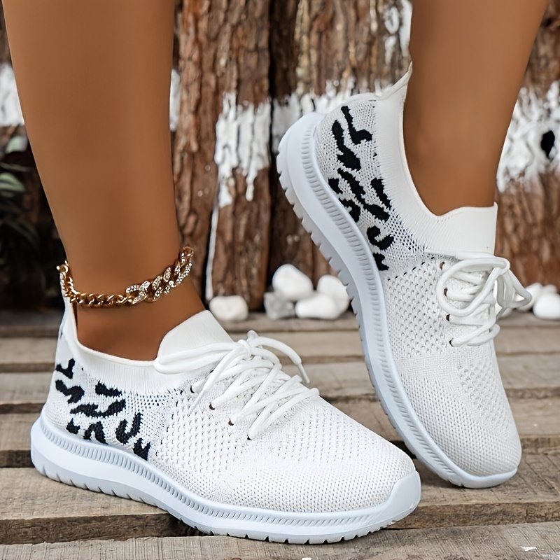 Lace up sales knit sneakers