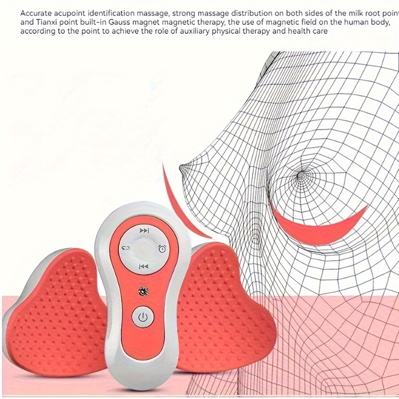 Electric Bust Massager, Breast Enhancer Massager Bra, Portable USB Wireless  Breast Massage Bra, Vibration Intelligent Breast Enlargement Stimulator