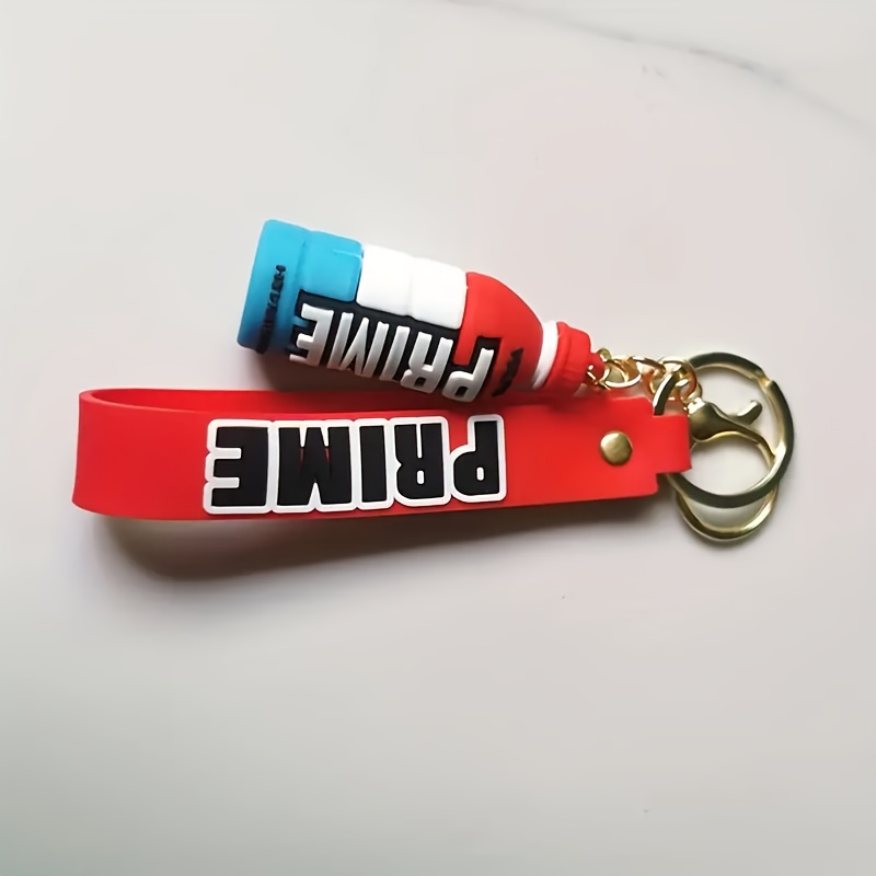 PVC Beverage Bottle Doll Key Chain, Car Keychain Pendant