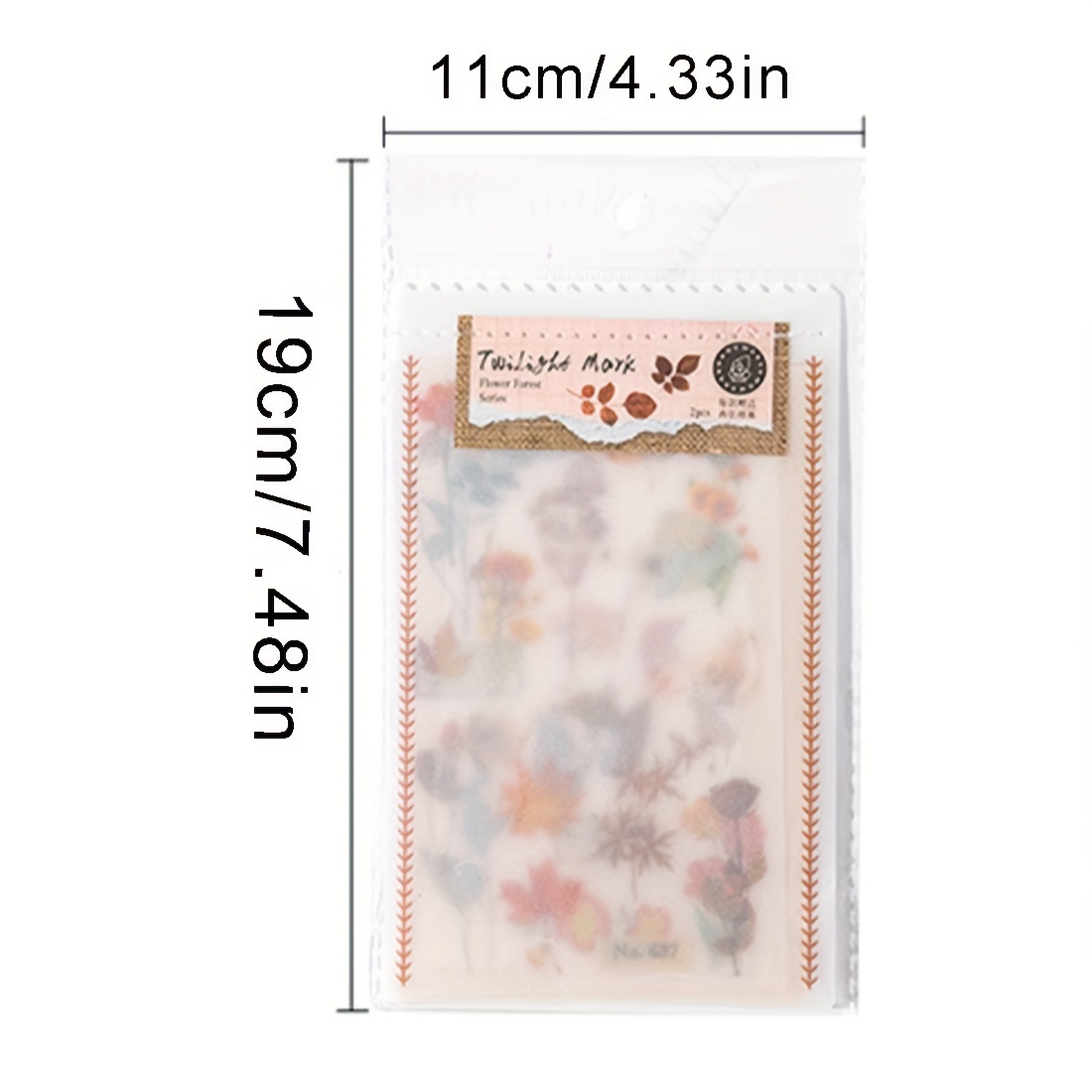 Rub On Transfer Sticker Scrapbook Stickers Flower Stickers Decoration  Sticker Planner Stickers Plant Stickers for Scrapbooking Diary Album  Journals