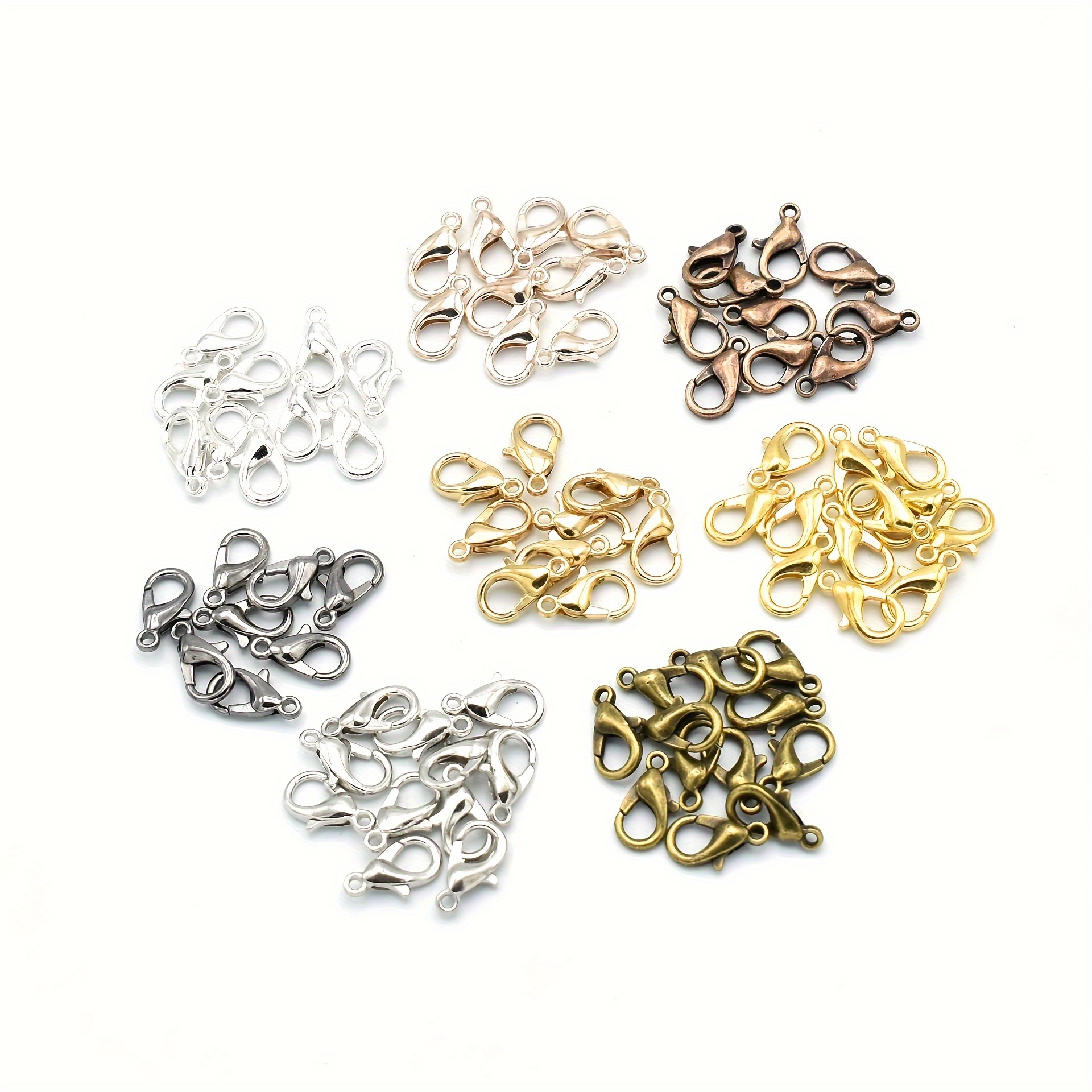  200Pcs Stainless Steel Lobster Claw Clasps kc Gold