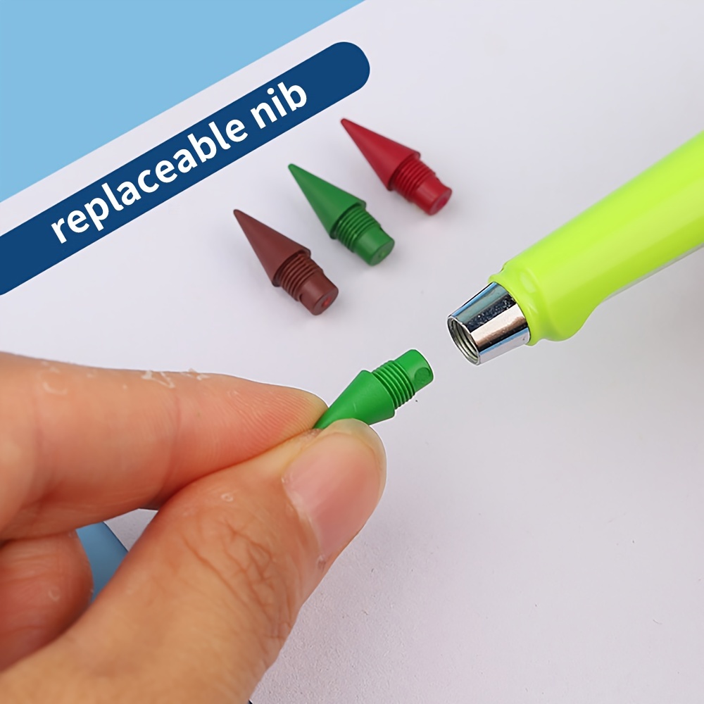 12-in-1 Infinite Pencil Set with Colorful Pen Tips