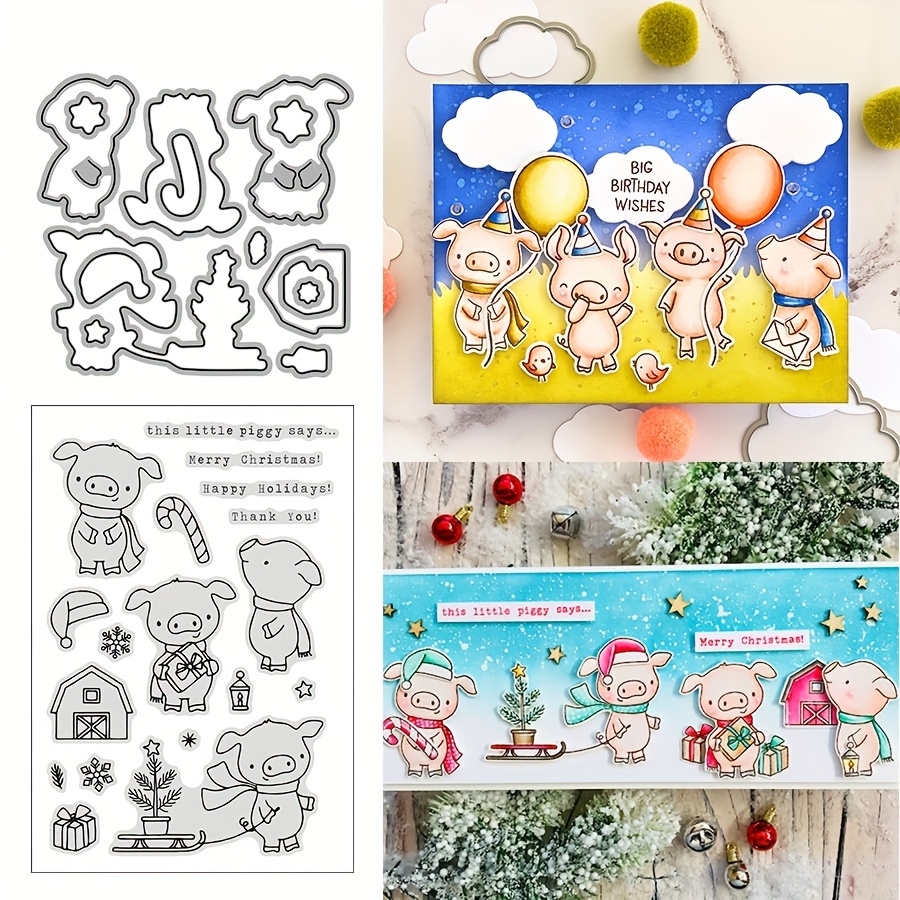 Retro Rubber Clear Stamp Transparent Stamp For Cards Making - Temu