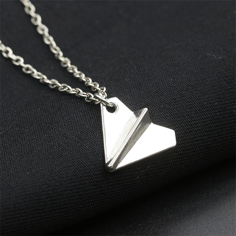 One Direction Paper Plane Necklace Harry Styles Paper Airplane