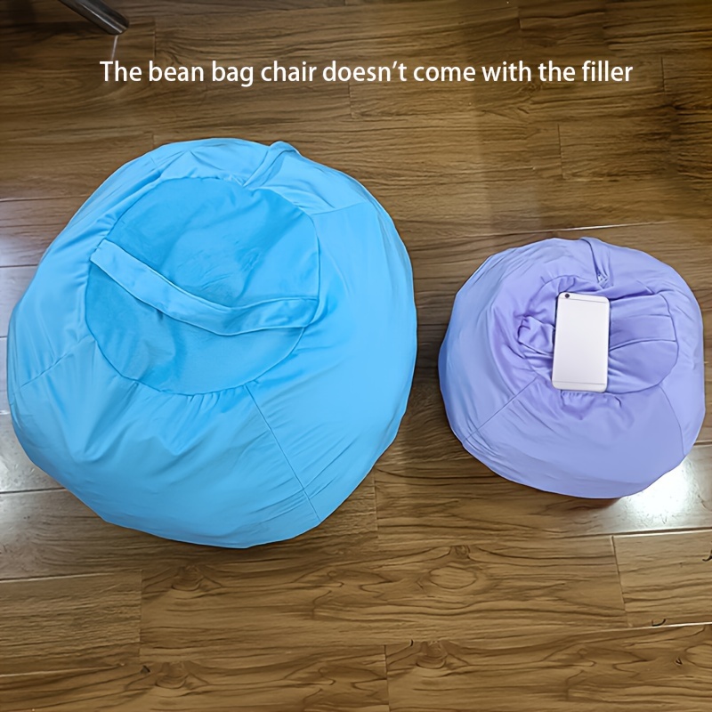 Super Soft Stuffed Animal Storage Bean Bag Chair Cover (no - Temu