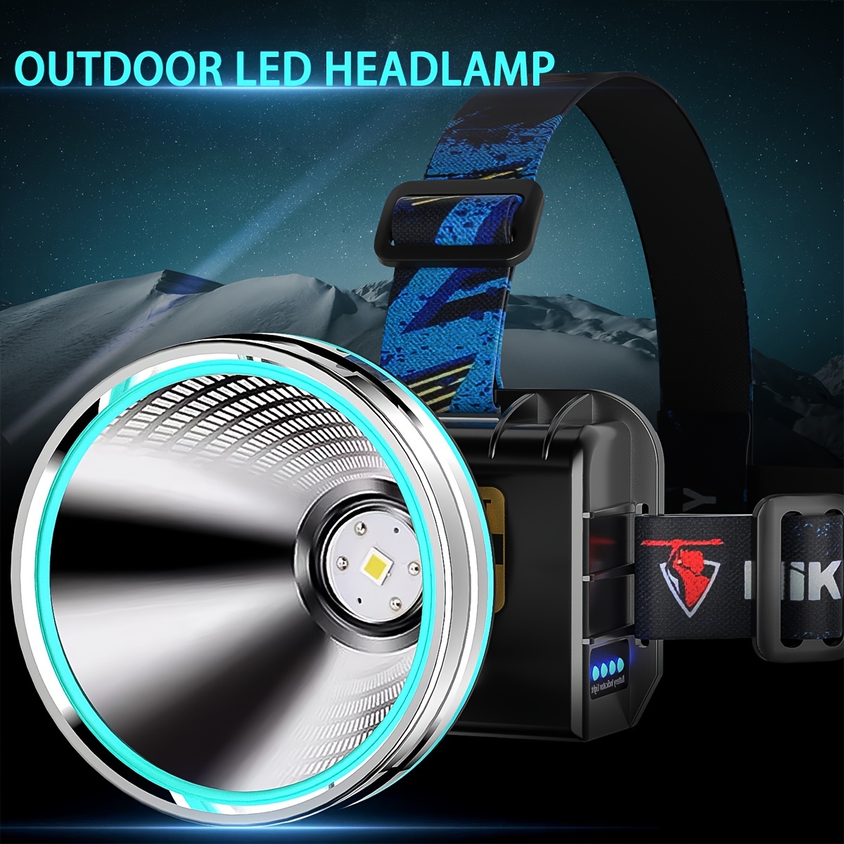 Powerful Rechargeable Head Flashlight For Fishing Led - Temu Canada