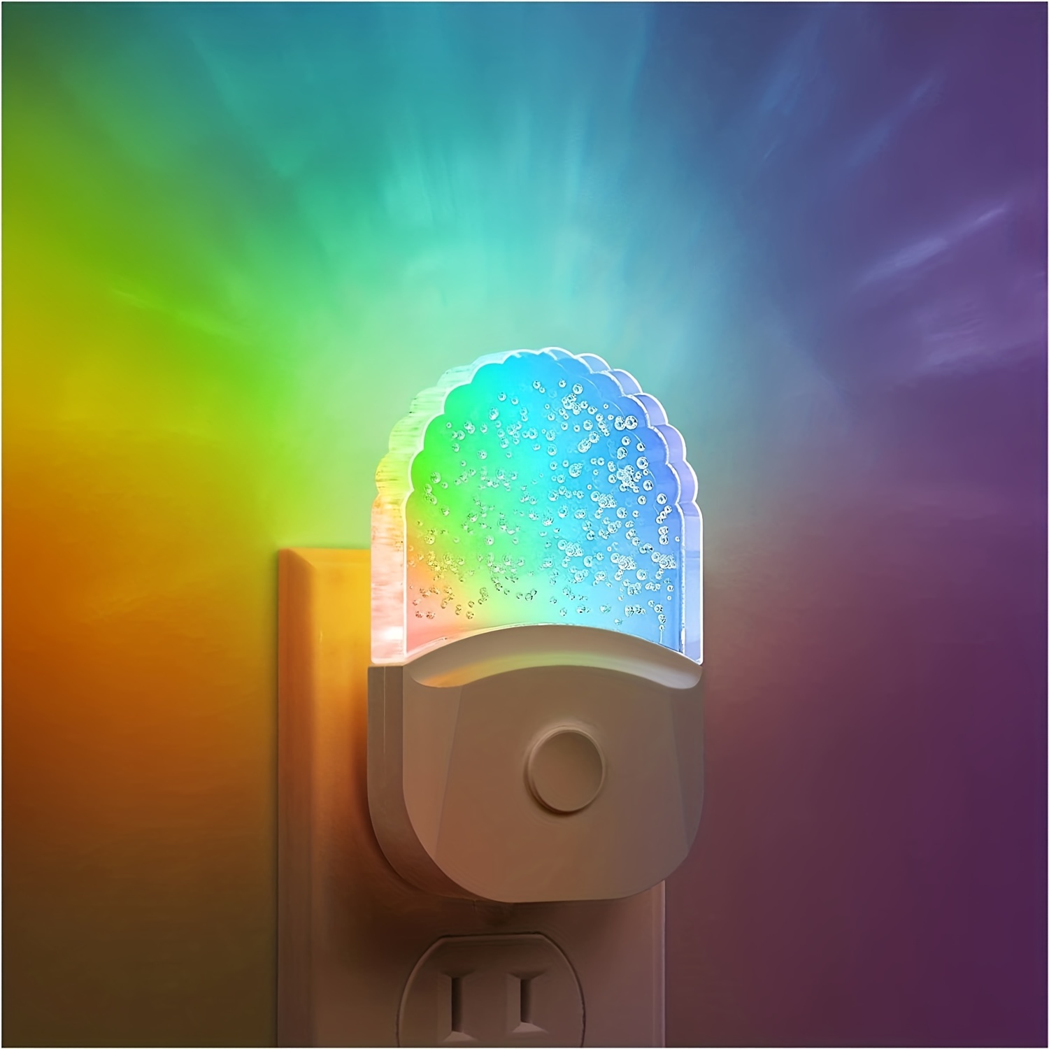 8 Color Changing LED Nightlights with Motion Detection Sensor for