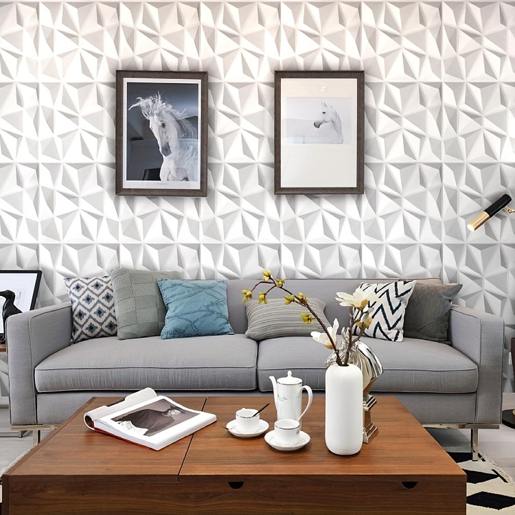 3d Art Wall Panels Wall Tiles Interior Wall Decor For Living - Temu
