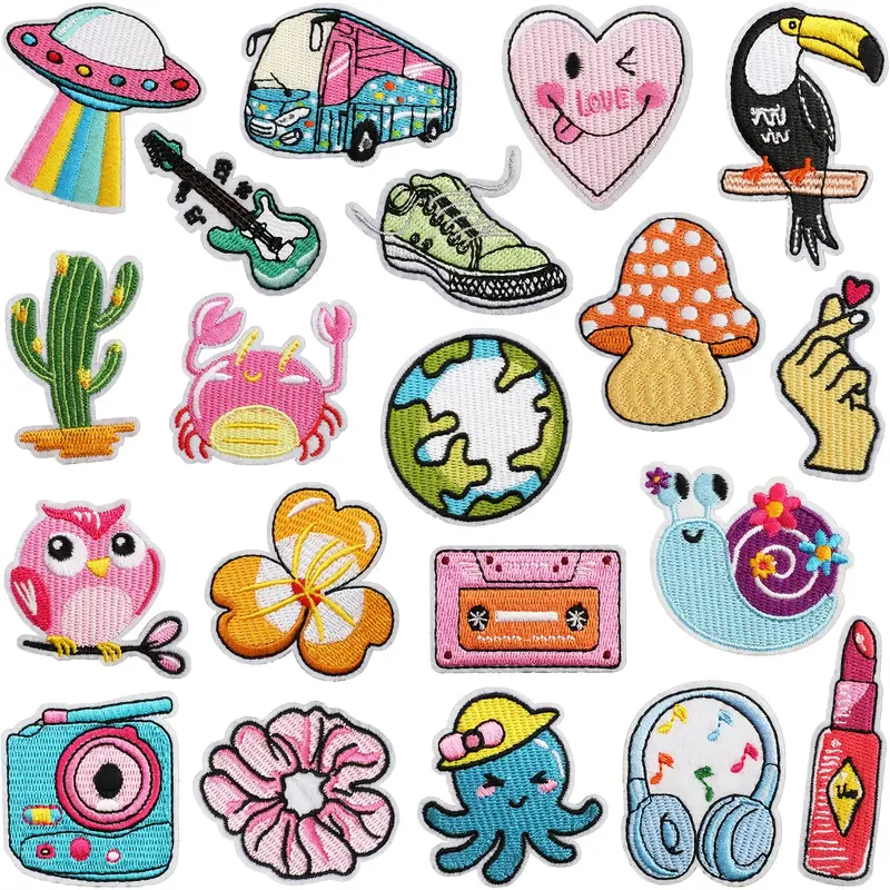 Cute Patches For Backpacks, Embroidered Fabric Patch For Hats