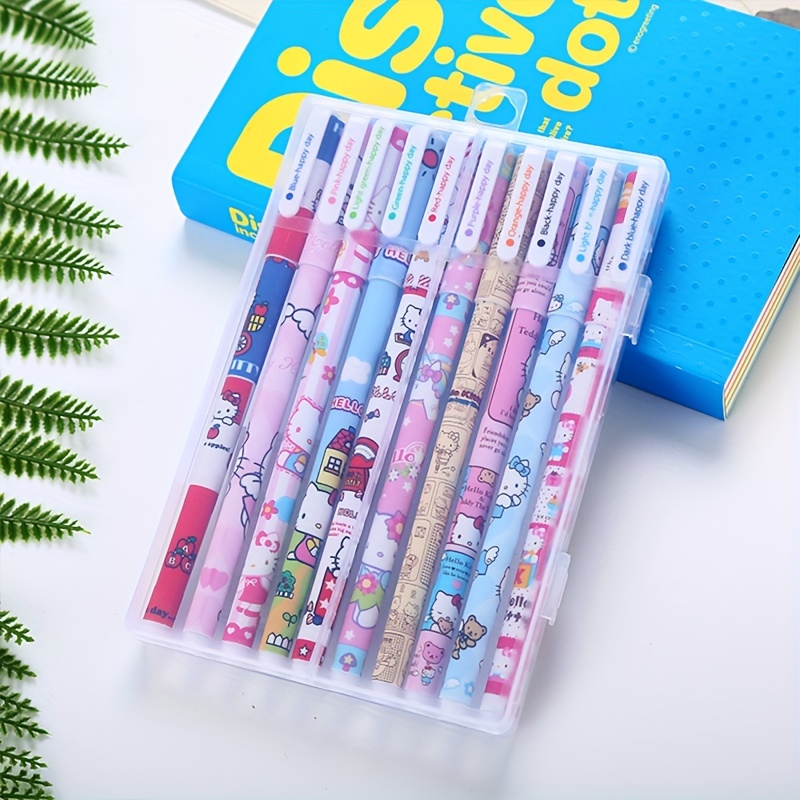 2pcs Cute Mini Flower Gel Pens Black Ink Neutral Pens Kawaii Korean  Stationery Gifts Writing Tools School Office Supplies