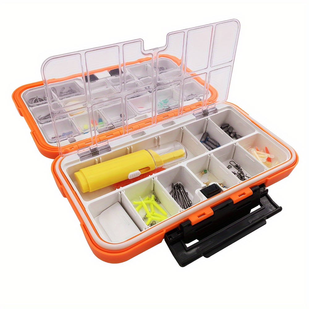 Waterproof Fishing Tackle Box With Large Capacity For Lures - Temu