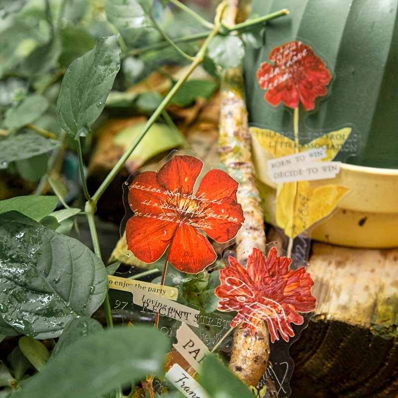 Botanical Flower Stickers