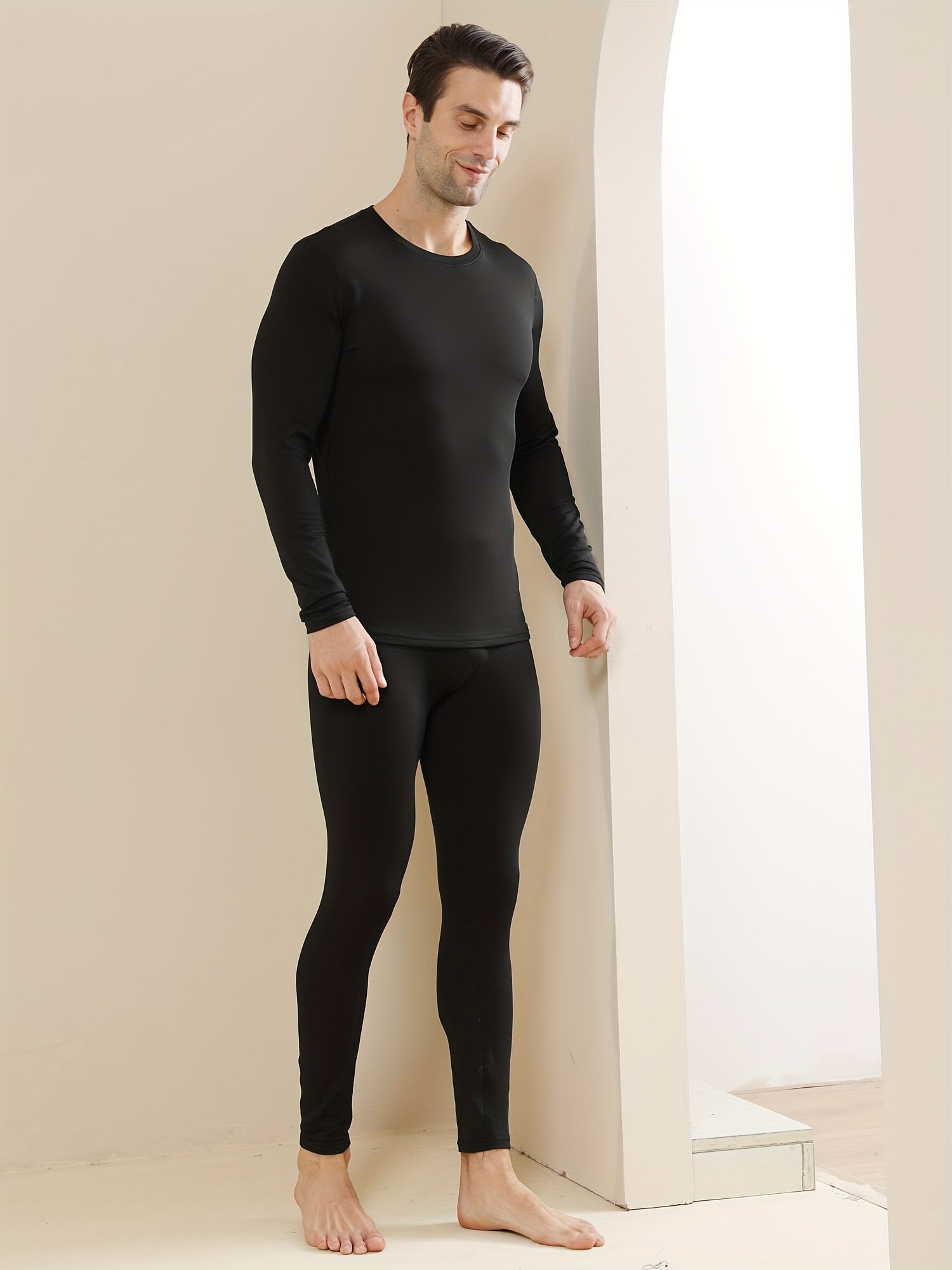 Mens Women's Thermal Underwear Autumn Spring Long Johns Set Plus Size Long  John