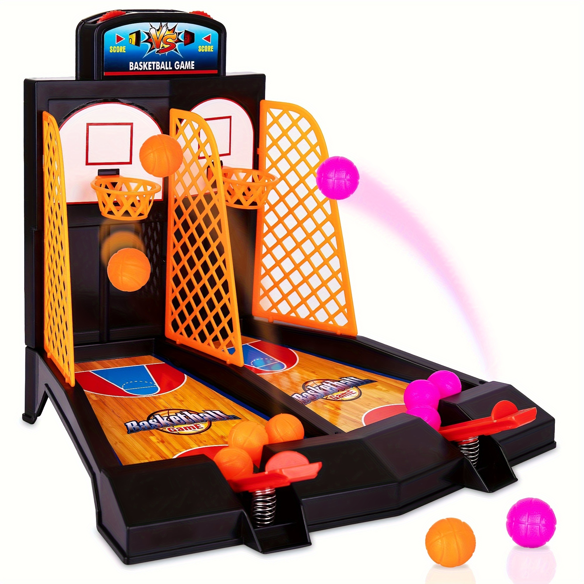 Catapulte Terrain de basket-ball Mini machine de tir Jeux de sport Jeux de  sport Jeux de bureau Jouets de tir Jeux pour enfants