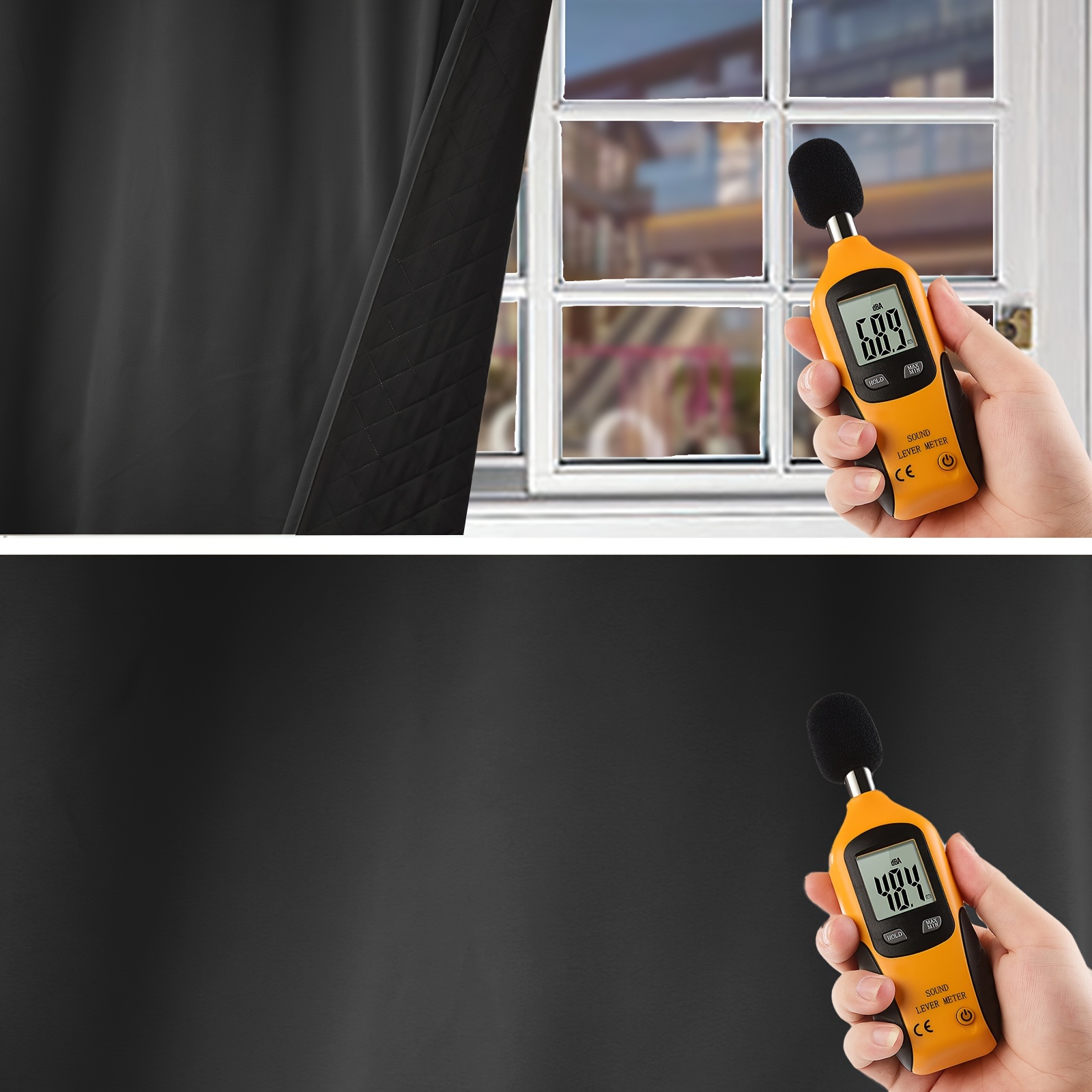 1pc of thickened winter thermal air layer curtains designed for   and wind protection suitable for   in summer for insulation decorative door curtains window partitions and blackout curtains with ring holes for installation details 13