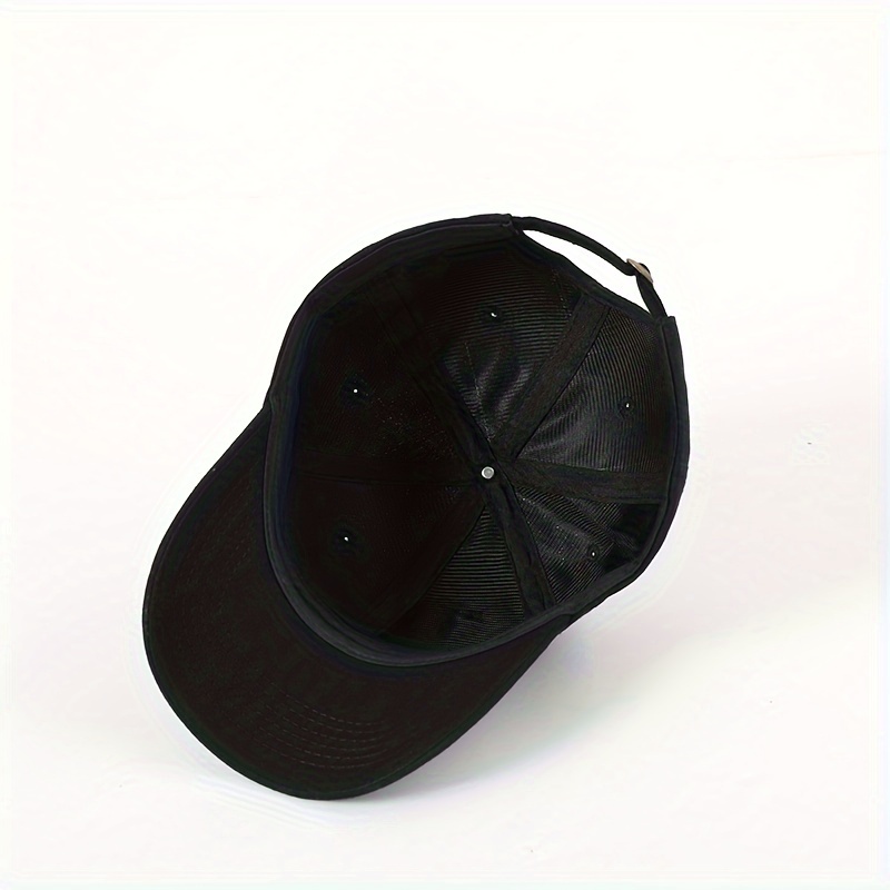 Simple Letter Graphic Baseball Cap Unisex Solid Color sports Hat Breathable  Adjustable Dad Hat For Women & Men