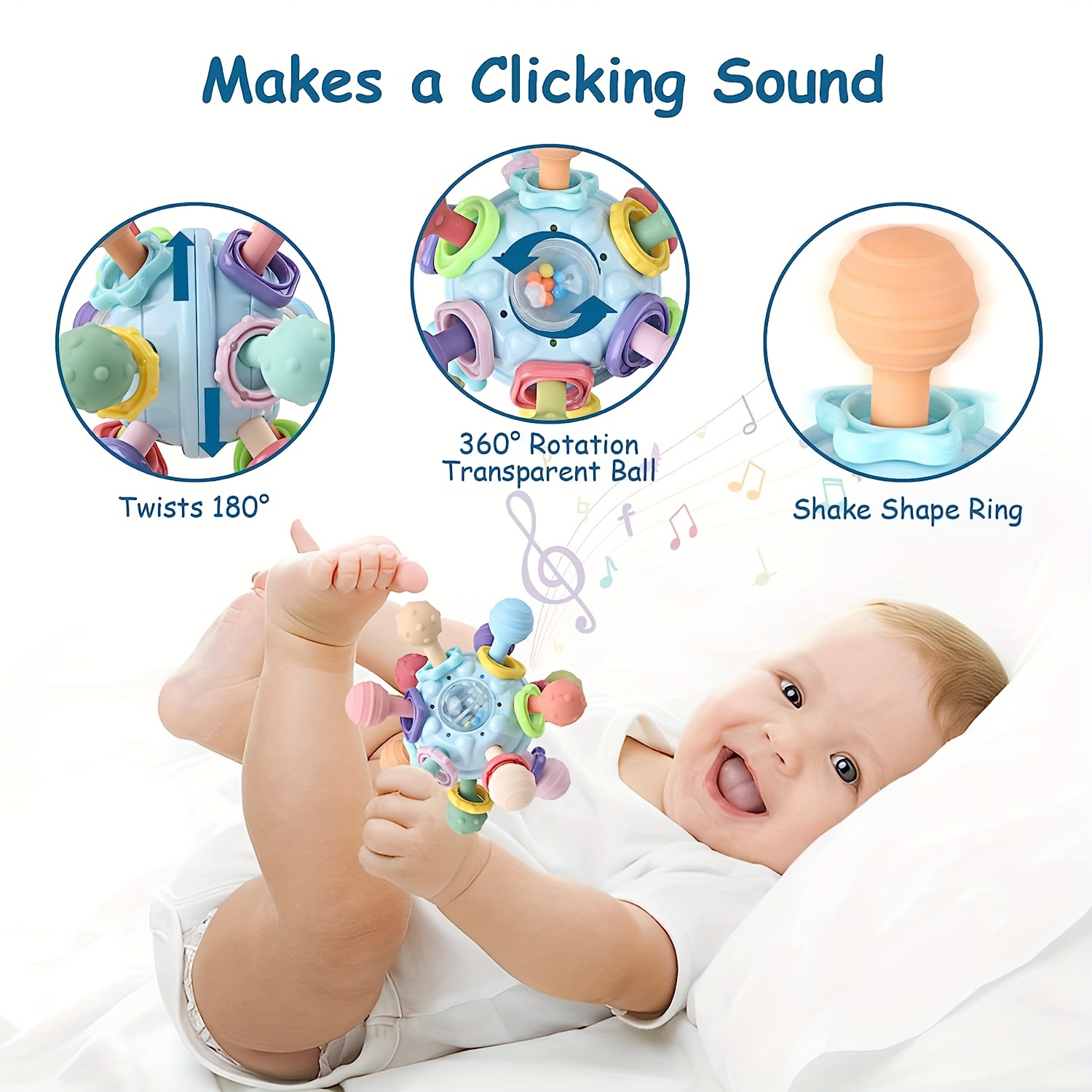 Juguetes Mordedores Para La Dentición Sensorial Del Bebé: Juguetes