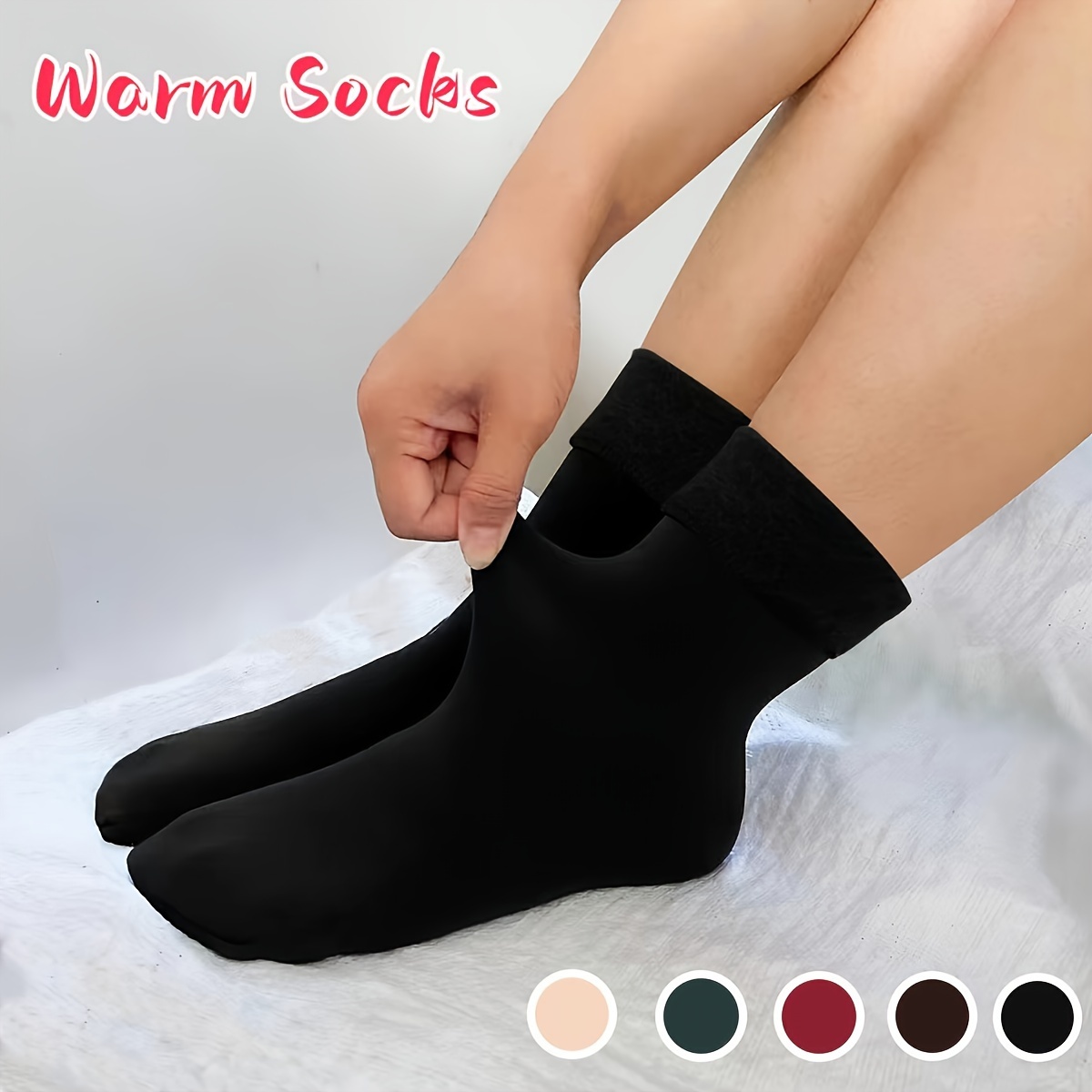 1 Pair Foot Care Socks Foot Heel Care Keeping Warm Breathable Outdoor Socks  Women - Sports & Outdoors - Temu Canada