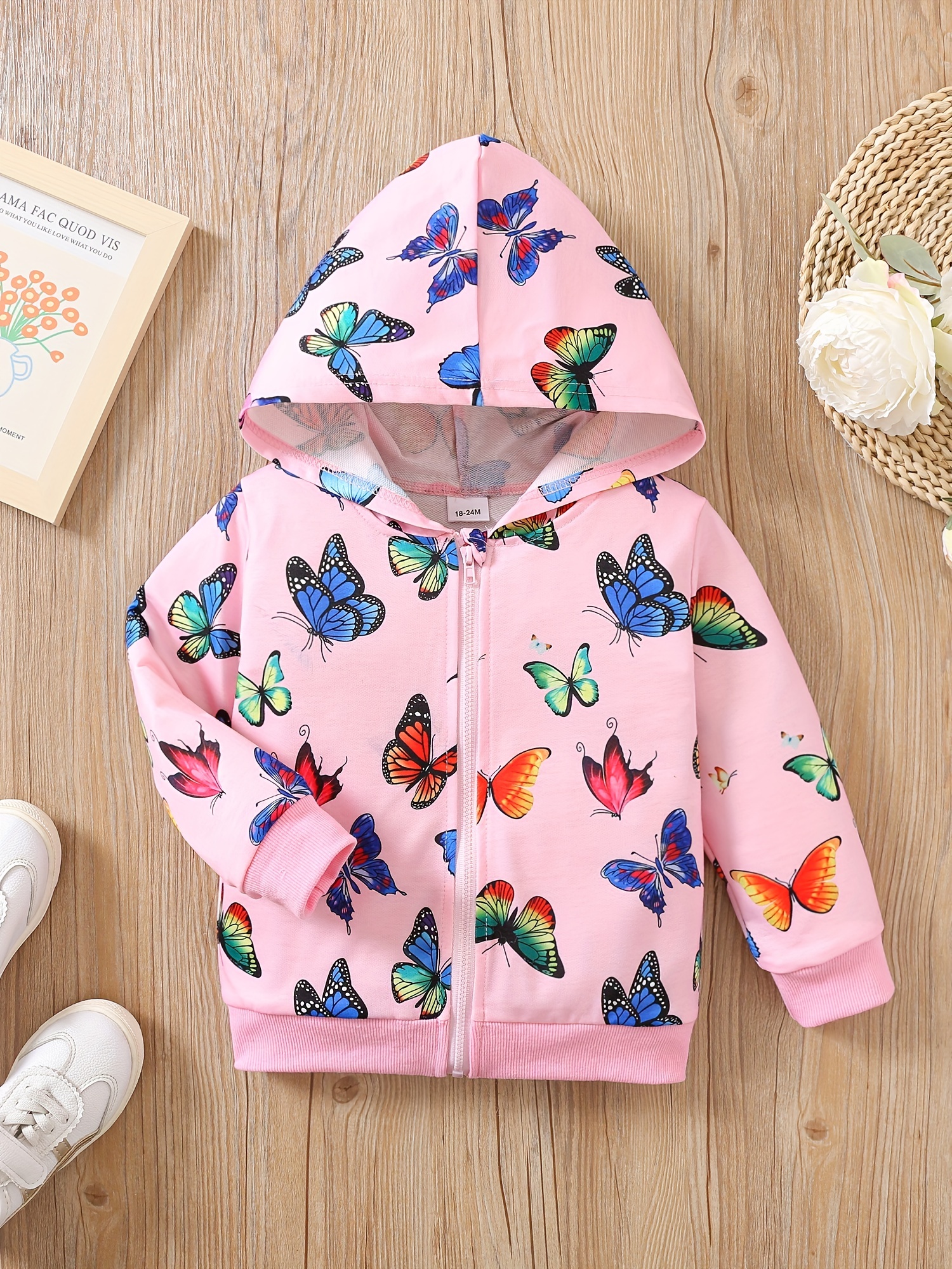 College Jacket - Teenager E-Girl Hoodies Clothes Aesthetic Tops Vintage  Butterfly Print Hooded Jacket Autumn Y2k Jacket (Color : White, Size :  Medium) price in Saudi Arabia,  Saudi Arabia