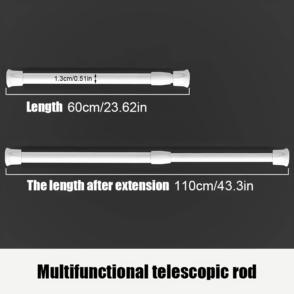 Punch free Multifunctional Telescopic Rod Strong Spring - Temu Canada