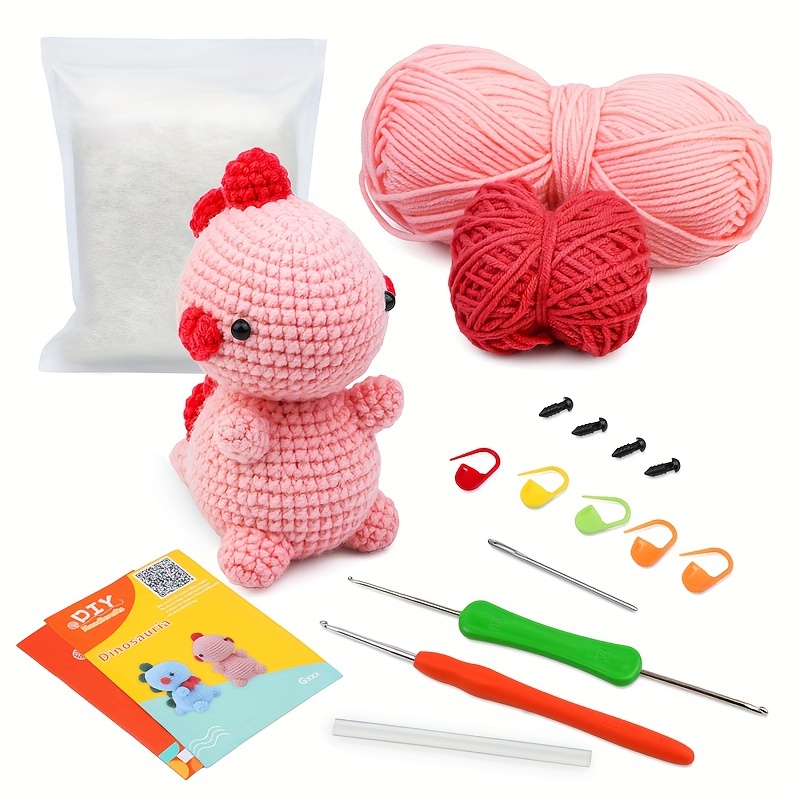 Crochet Kit For Beginners Accessories Random Color - Temu