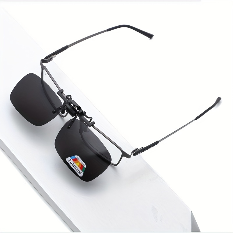 Polarized Clip-On Sunglasses UV Protection Men Driving