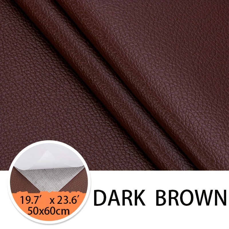 9 Colors Leather Repair Patch, Self-Adhesive Leather Repair Patch for  Sofas, Car Seats, Handbags,Furniture, Drivers Seat, Dark Brown, (8x 12)