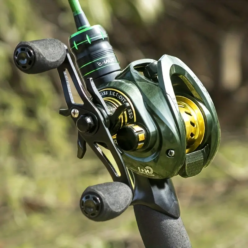 Heavy Duty Baitcasting Fishing Reel - 20lb Max Drag, 7.2:1 Gear Ratio,  Perfect for Big Fish in Saltwater & Freshwater!