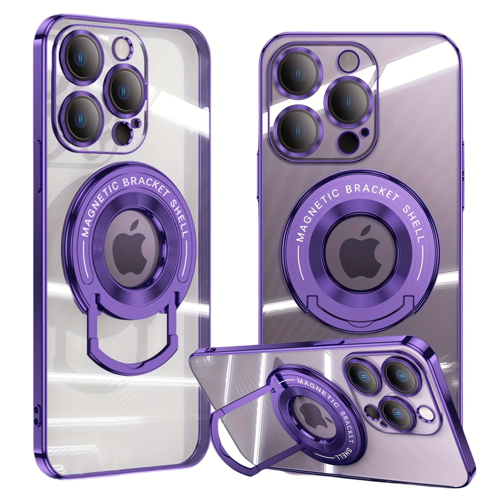 ESR MagSafe iPhone 14 Pro Max Case, Shockproof Full Body Case w/Kickstand  Purple