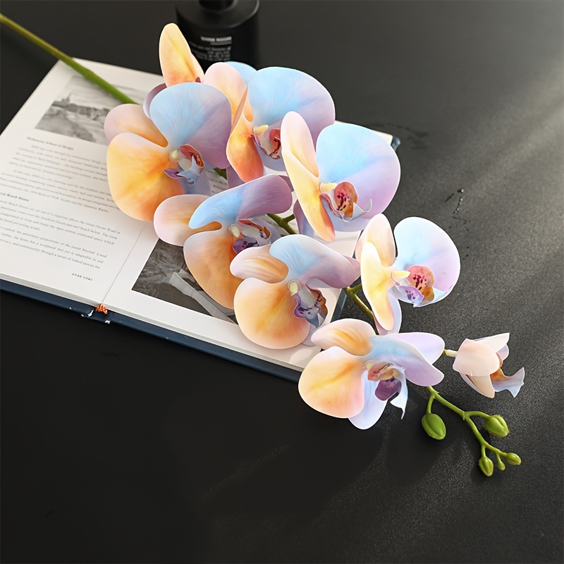 5Pc Imprimé 3D Film Phalaenopsis Orchidée Artificielle en 2023