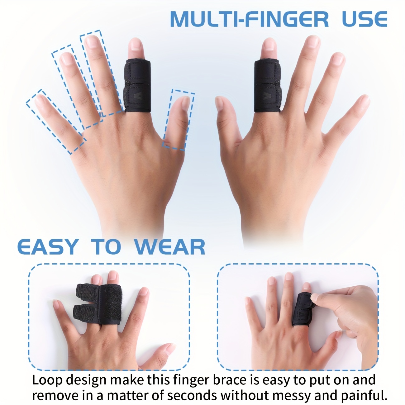 Finger Splint Wraps Reusable Finger Buddy Tape - Temu