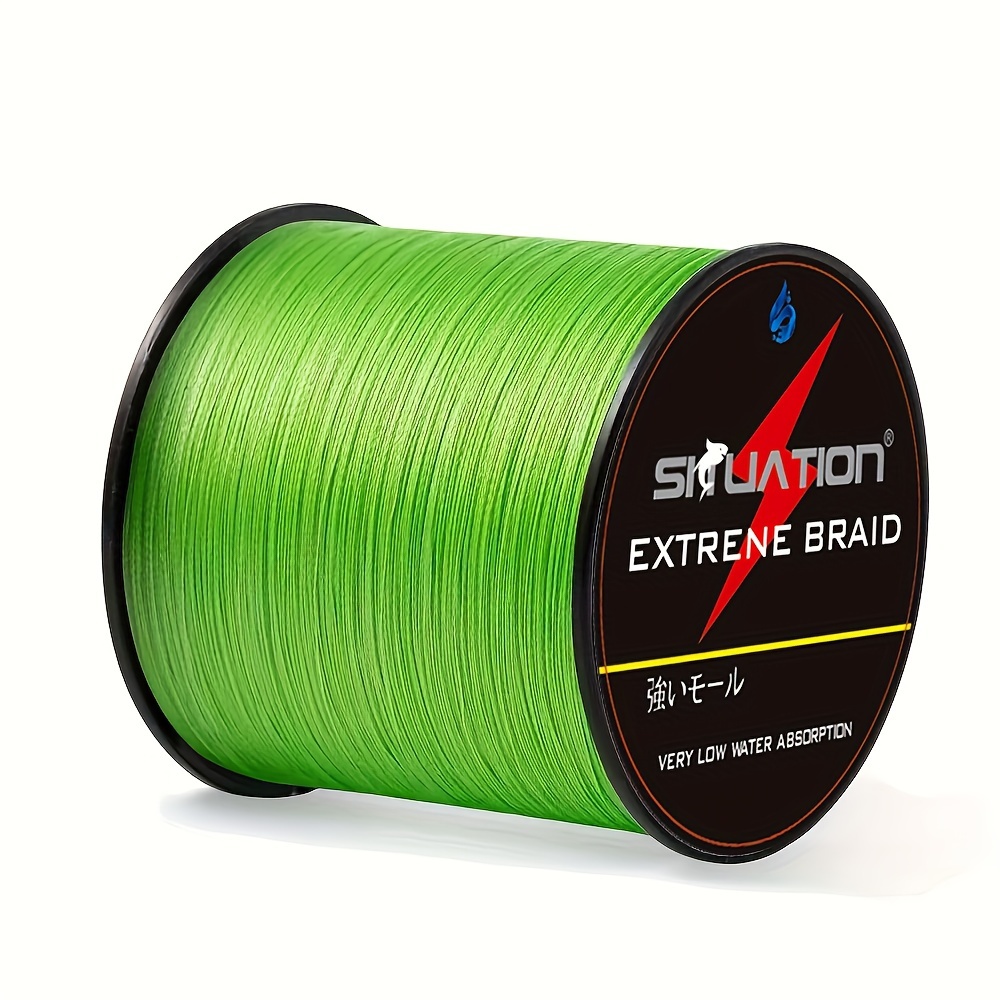 Super Strong Wear Resistant Fishing Line 4 strand Pe Braided - Temu