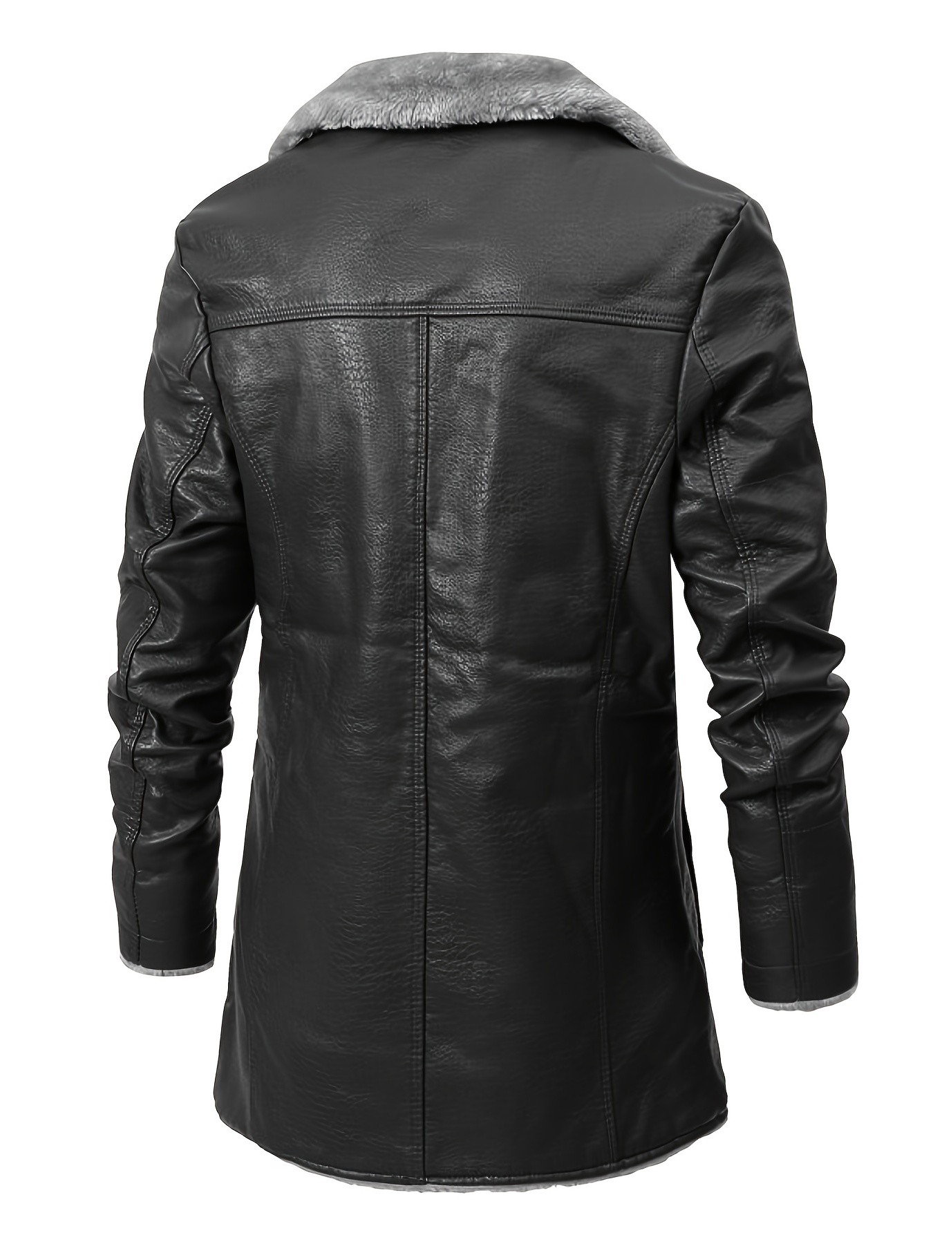 artificial pu leather mens clothes for autumn and winter jacket christmas gifts on the short side best sellers black 1