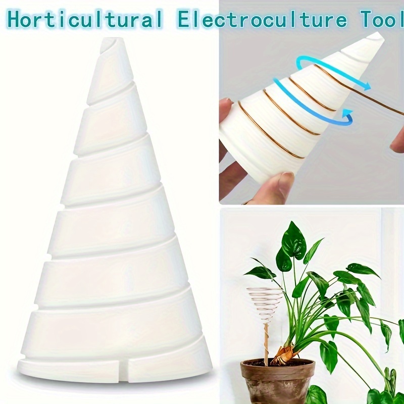 6 Pack Electroculture Jardinage Bobine de cuivre Antennes pour la culture  de plantes de jardin Légumes avec Elec