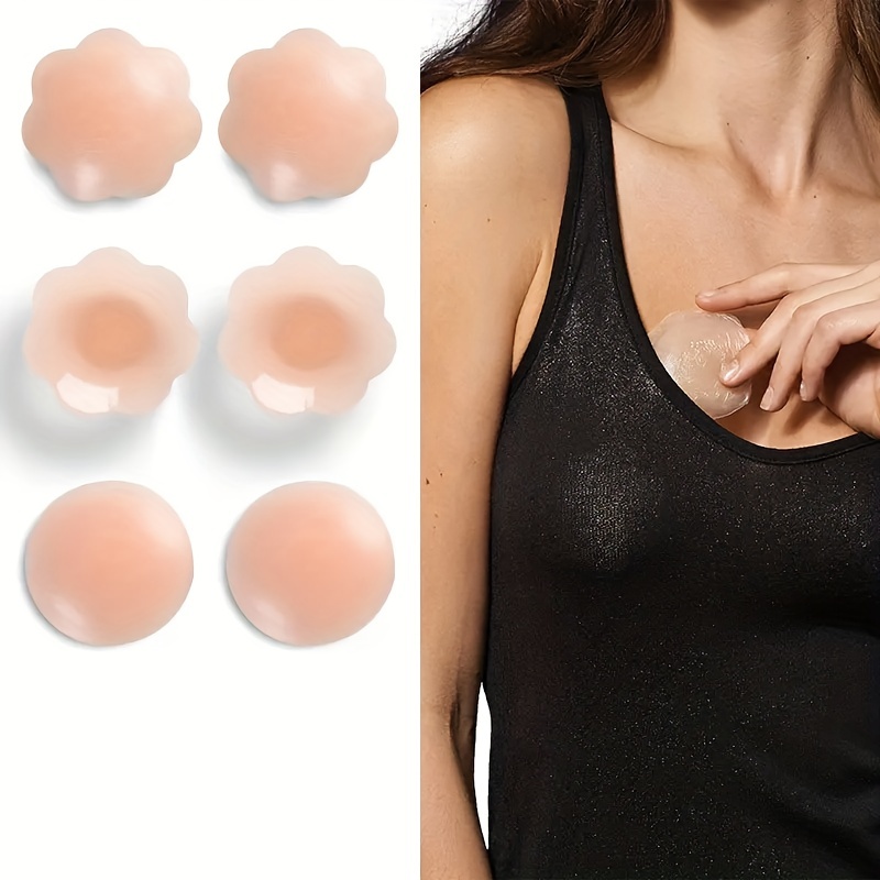 Invisible Seamless Nipple Covers Strapless Self adhesive - Temu