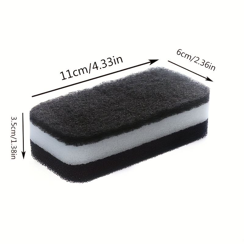 5Pcs Cleaning Scrub Sponges for Kitchen, Dishes, Bathroom, Car