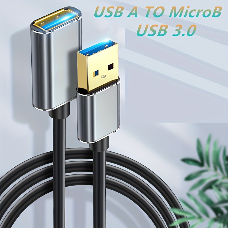 Adaptateur Double USB 2.0 type A mâle vers mâle, câble d'extension