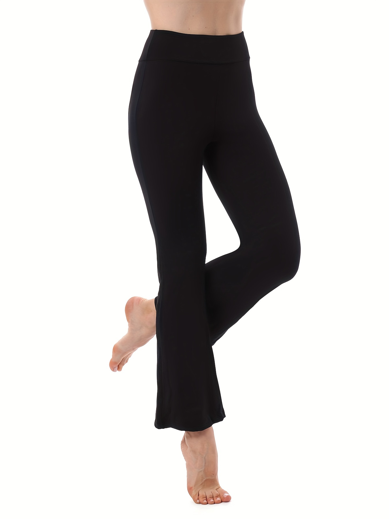 Bootcut Yoga Pants Flare Leggings Women High Waisted Workout - Temu Canada