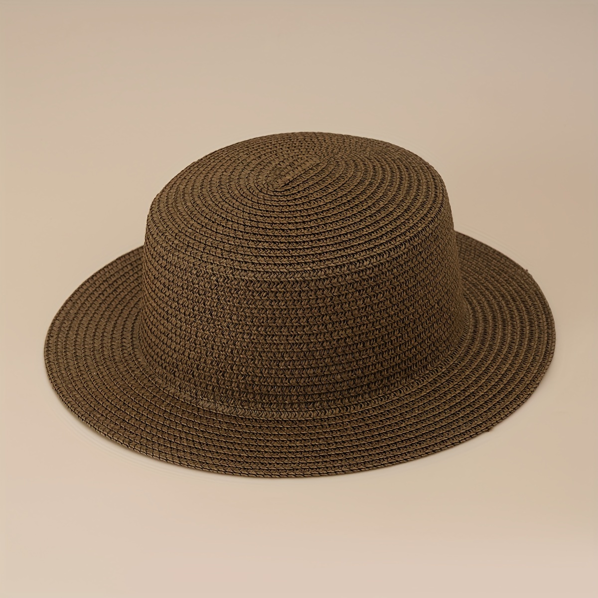 Summer Sun Hat Straw Fedora Cap Women Outdoor Beach Hat