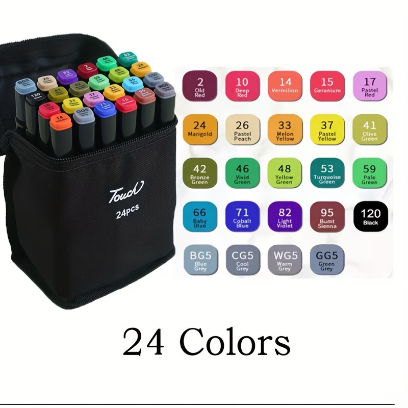  Set de caligrafía con rotuladores de doble punta de Crayola,  con punta fina y punta gruesa : Juguetes y Juegos