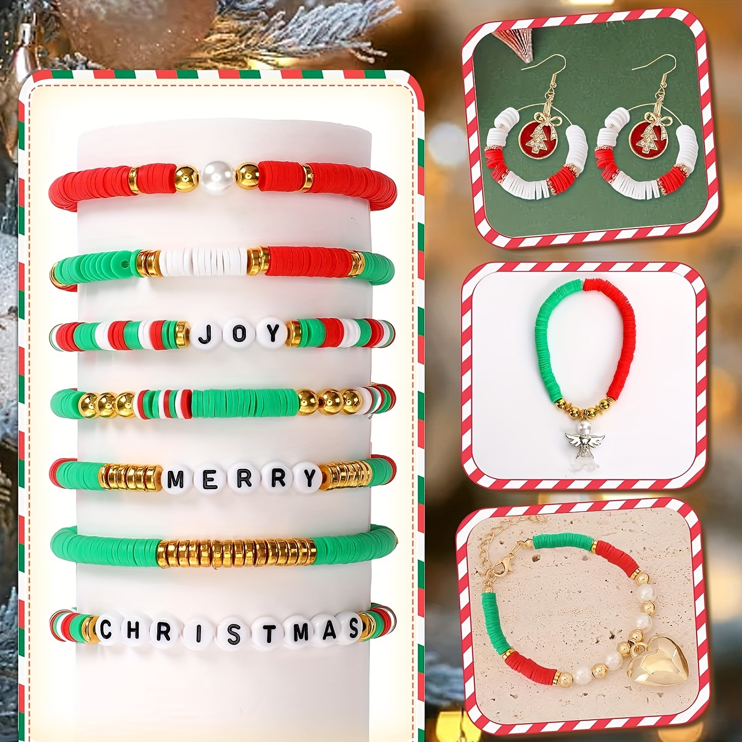 Litake Clay Beads Bracelet Making Kit DIY Handmade Bracelet Making