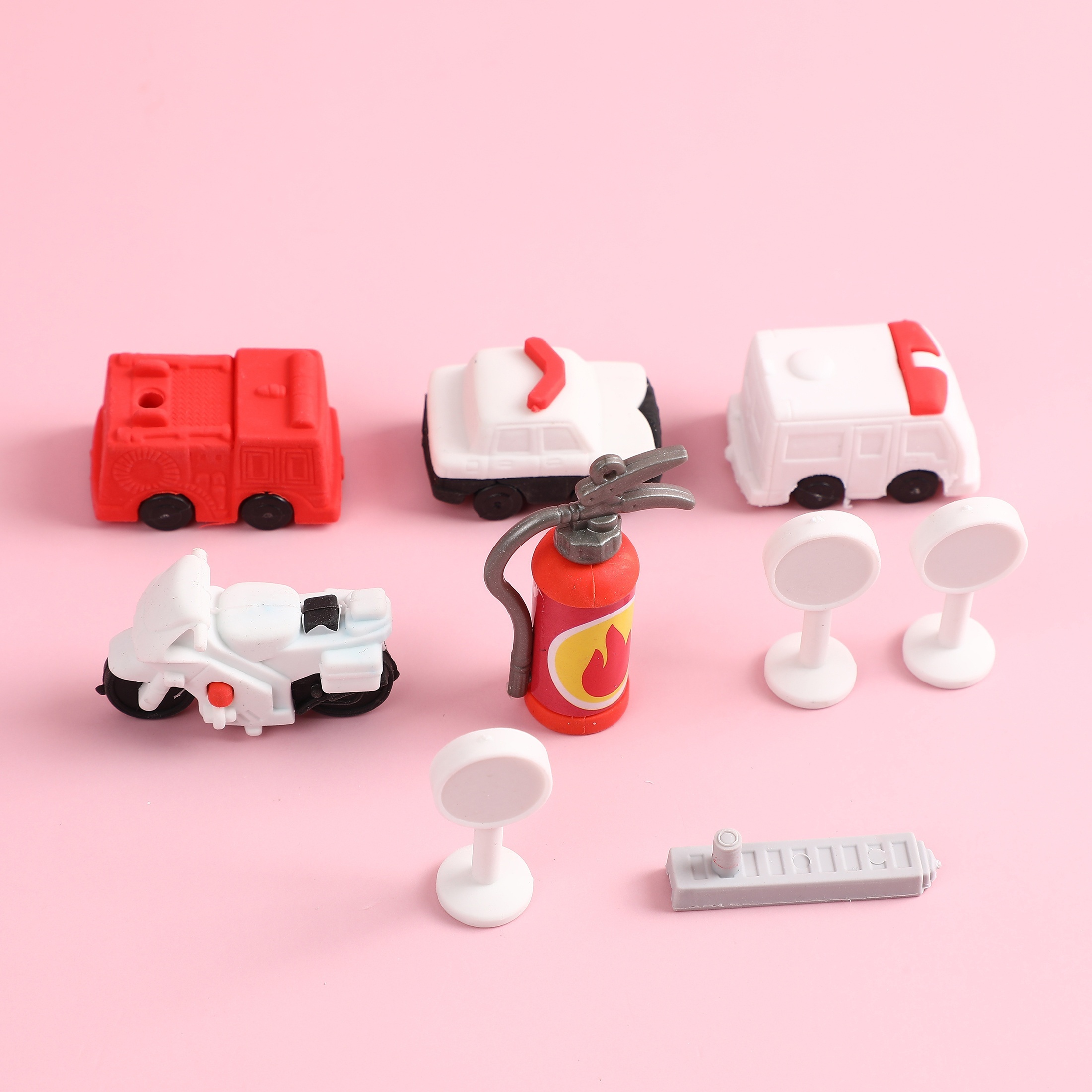 Iwako Snowman Eraser : Japanese Kawaii Mini Puzzle : Colors