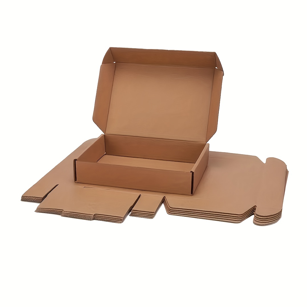 

5/10/20pcs Kraft Colored Shipping Boxes, Recyclable Packaging Boxes, The Perfect Party Gift Packaging & Ornament Box For Holiday Treats