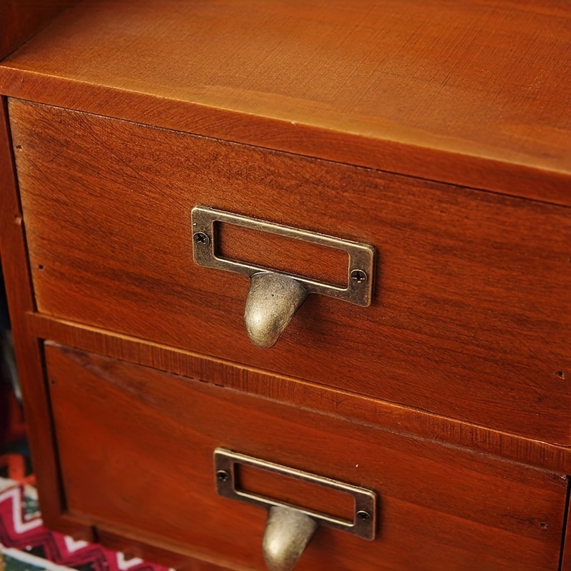 Vintage Wooden Drawer Drawer Drawer Cabinet Multi-function Sundry